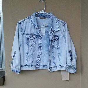 Jean cropped jacket
